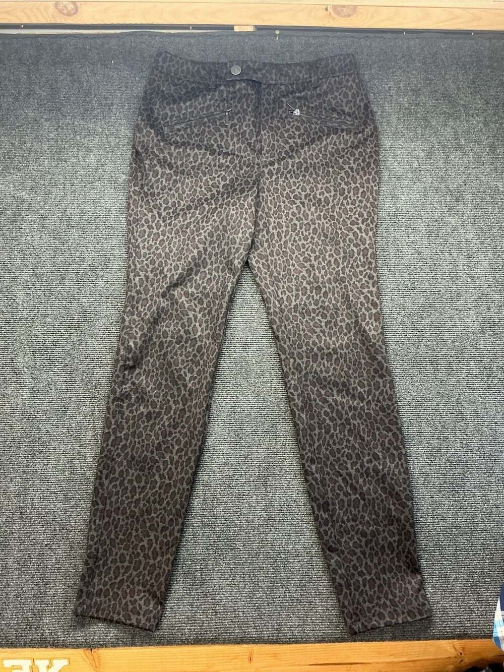 Simply Vera Vera Wang Leopard Print Ponte Skinny Pants